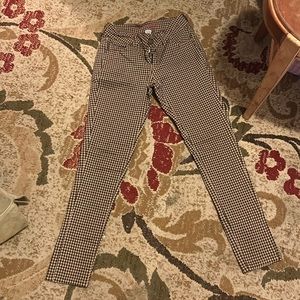 Sabrina Lauren plaid jeans